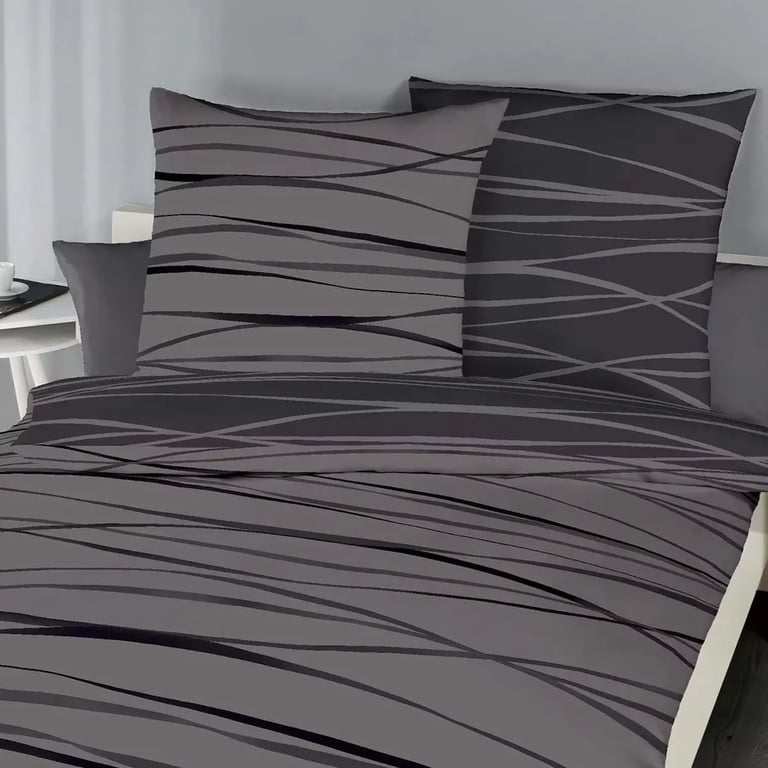 Traumschlaf Biber Bettwäsche Motion zinn