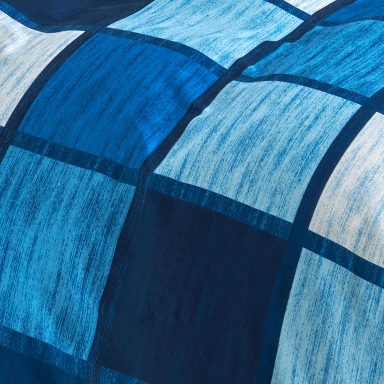 Traumschlaf Mako-Satin Bettwäschegarnitur Verso denim