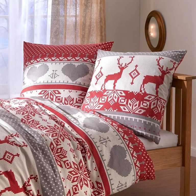 Traumschlaf Feinflanell Bettwäsche Hirsch