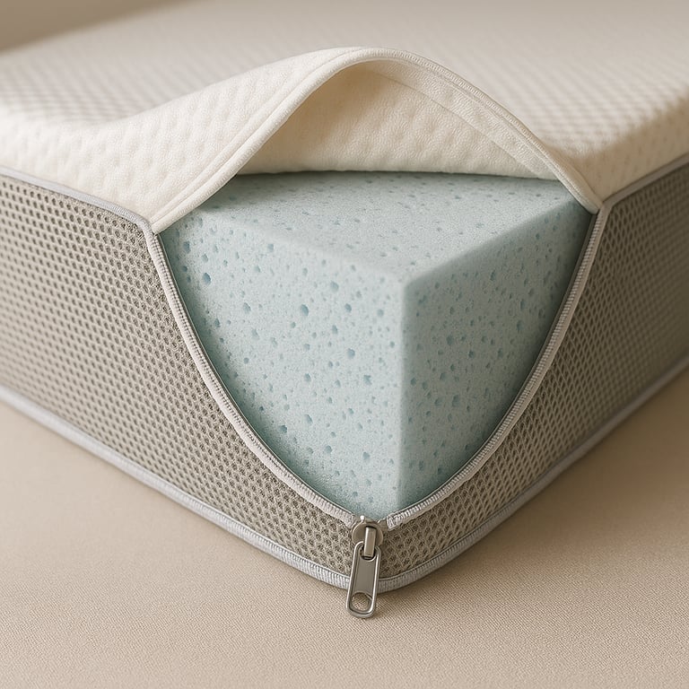 abnehmbarer waschbarer Bezug