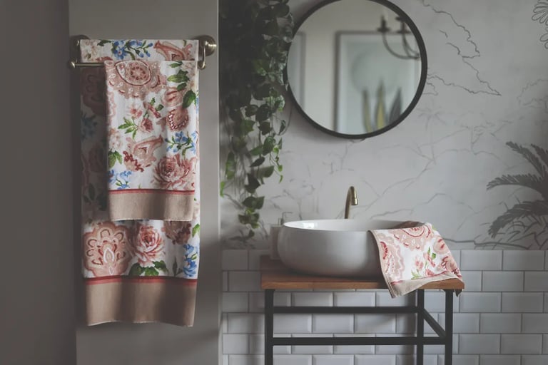 verschiedene Handtucharten