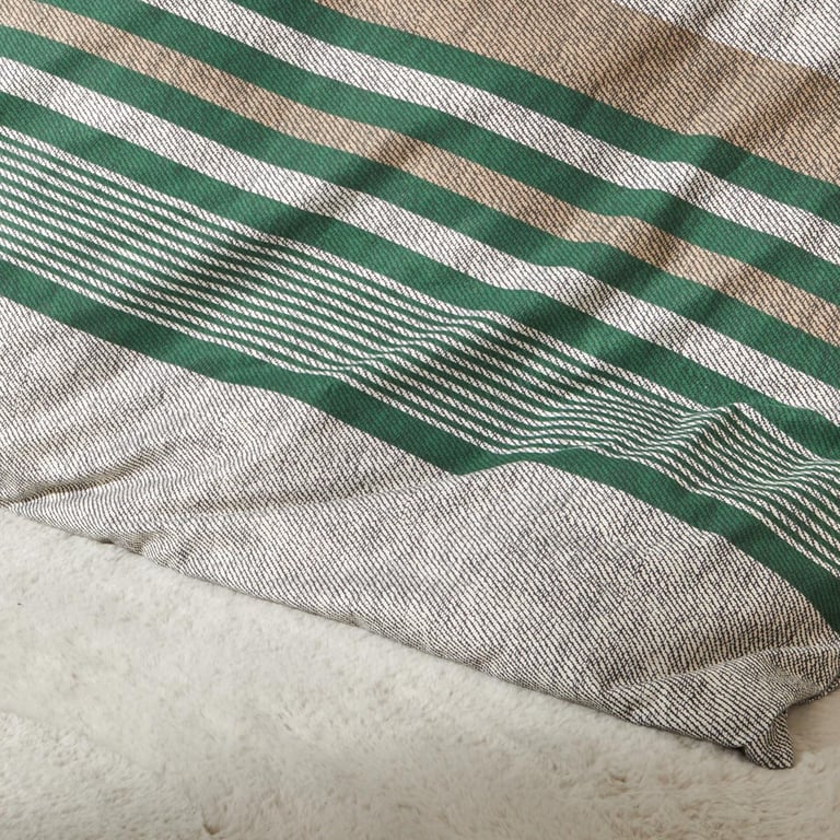 Traumschlaf Feinflanell Bettwäsche Mountain Stripe Forest