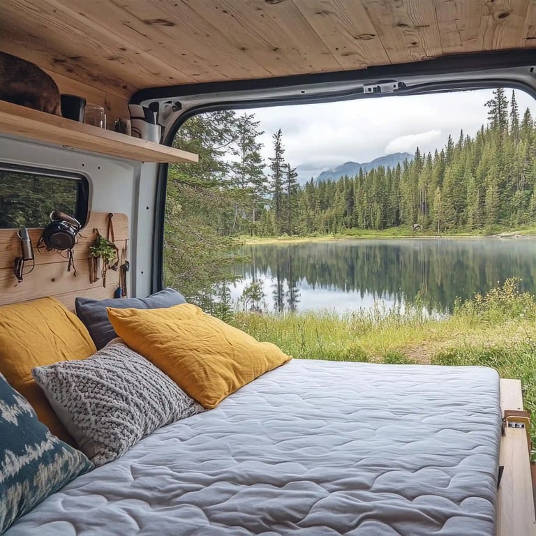 Gelüfteter Topper im Camper – Pflege unterwegs