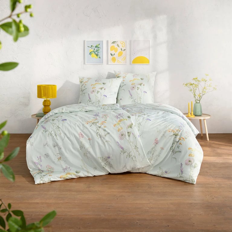 Bettwäsche mit Wiesenblumen