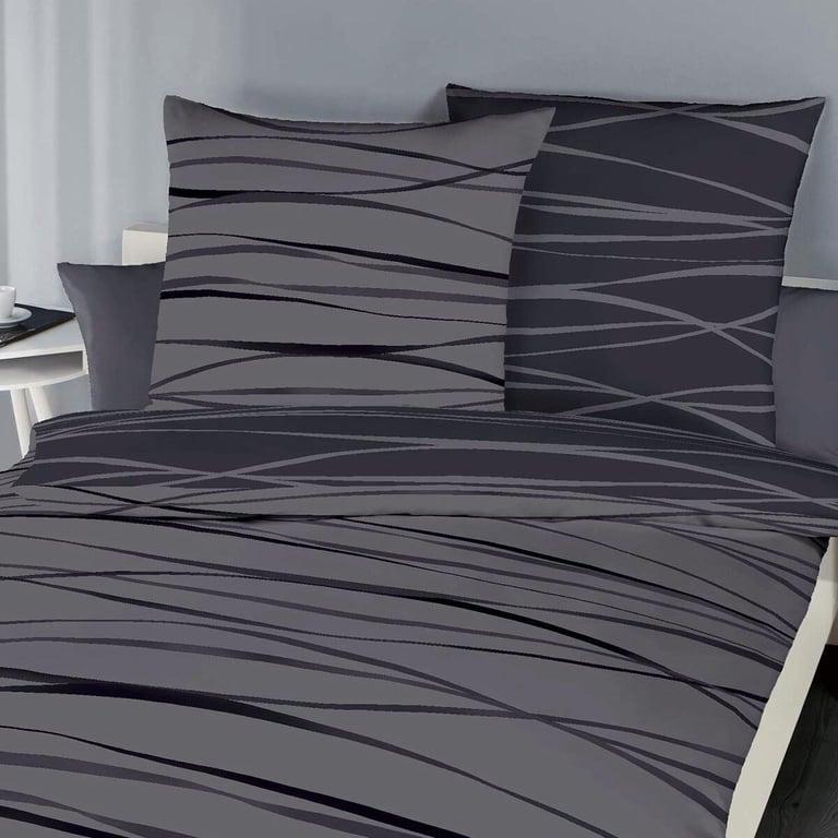 Traumschlaf Biber Bettwäsche Motion zinn