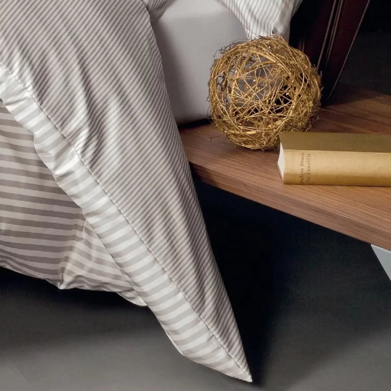 Janine Streifen-Bettwäsche modern classic naturell