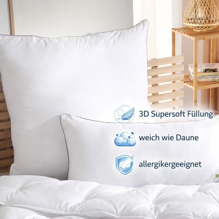 Bild Kopfkissen mit Icons