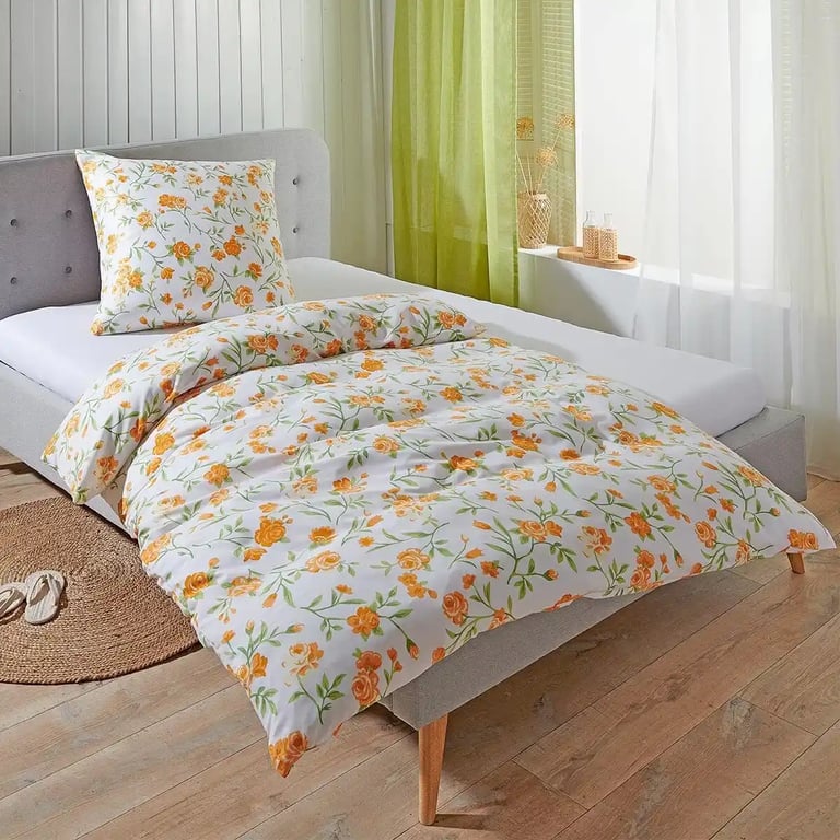 Traumschlaf Soft-Touch Mikrofaser Bettwäsche Nürnberg orange