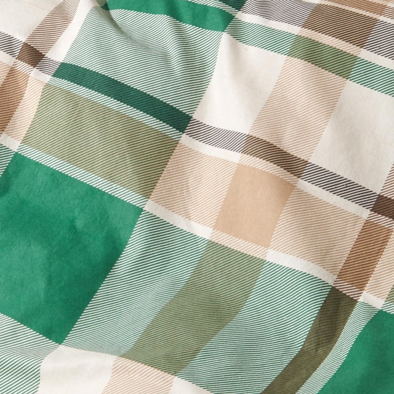 Traumschlaf Feinflanell Bettwäsche Lech grün